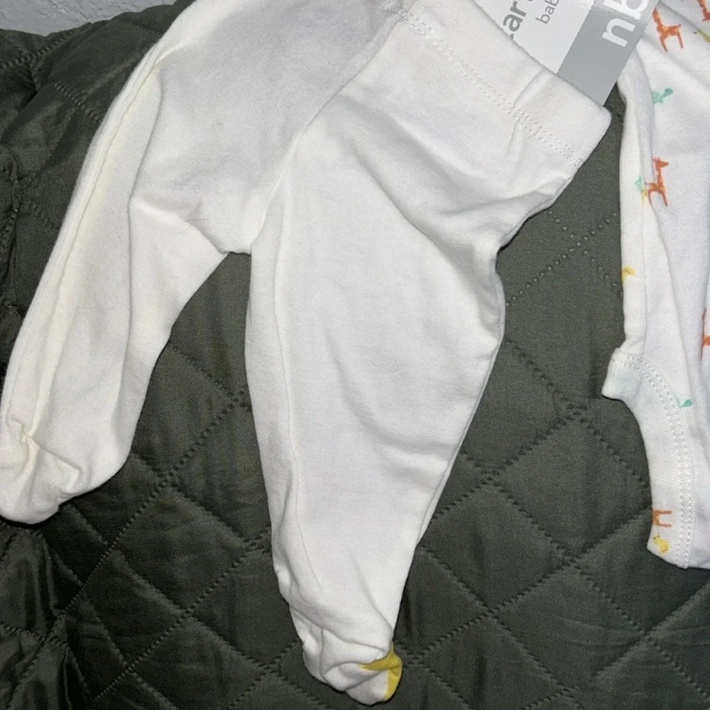 NEW Carter's White Baby Matching Set - Picture 7 of 7